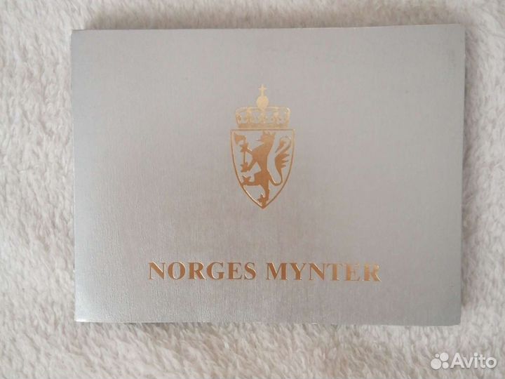 Набор монет Норвегии 1992 в пластиковой упаковке