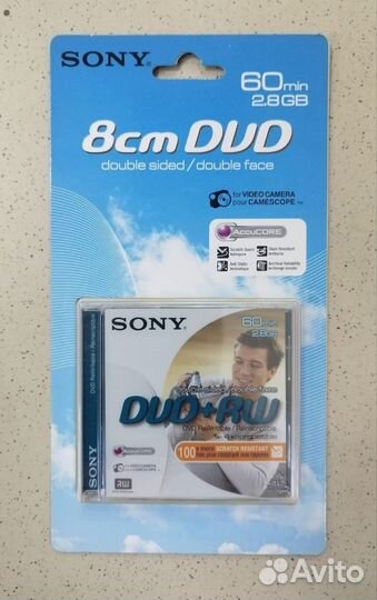Диск Sony 8cm DVD+RW 2.8 GB