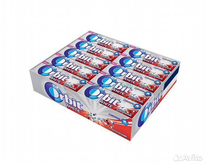 Жевательная резинка Orbit White К Без сахара (опт)
