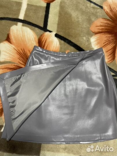 Кожаная юбка