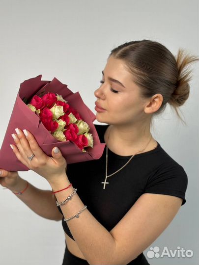 Розы букет 25 / 51 / 101 с доставкой