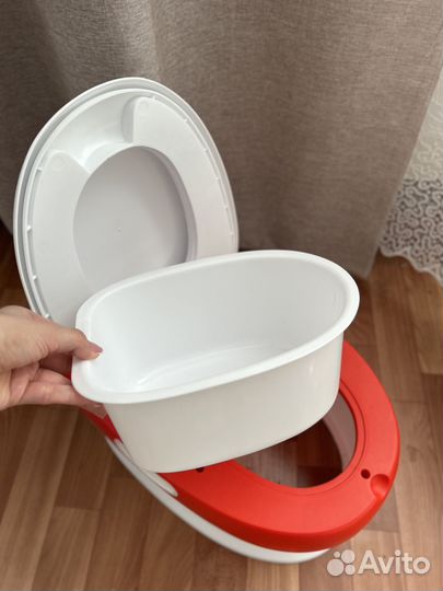 Детский горшок унитаз музыкальный