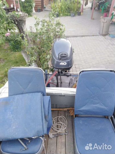 Моторная лодка прогресс с мотором и прицепом