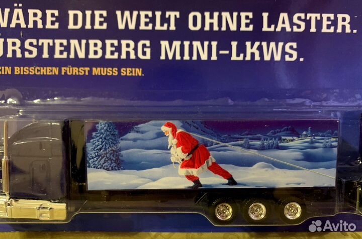 Новогодний Коллекционный грузовик с Сантой