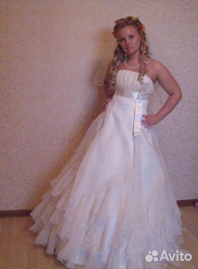 Воздушное свадебное платье