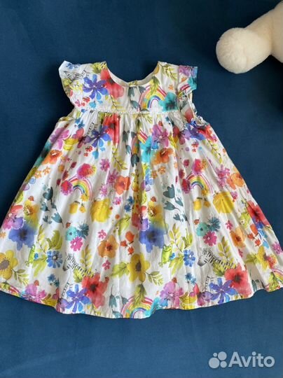 Платье для девочки next 6 9 месяцев