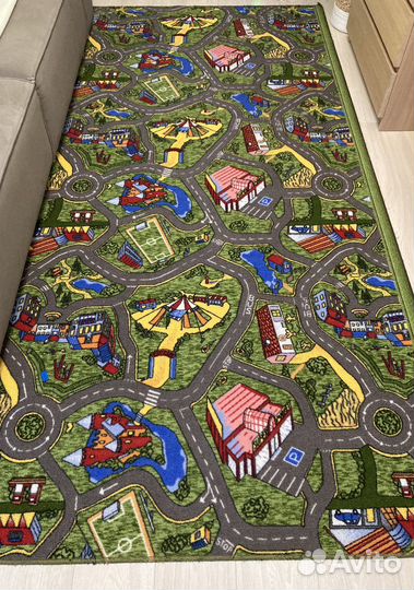 Ковер детский с дорогами
