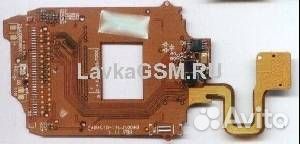 Шлейф Samsung E400 с компонентами