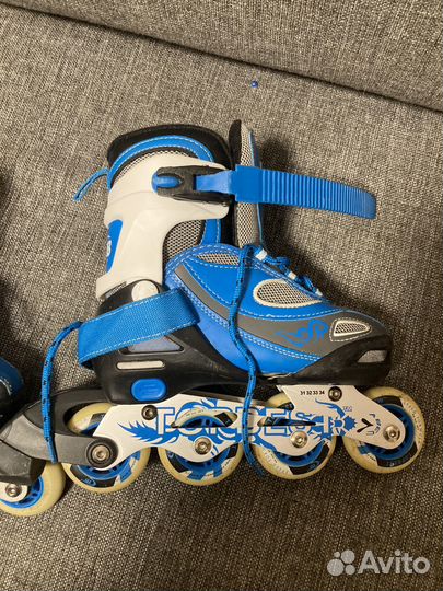 Детские раздвижные ролики 30 33