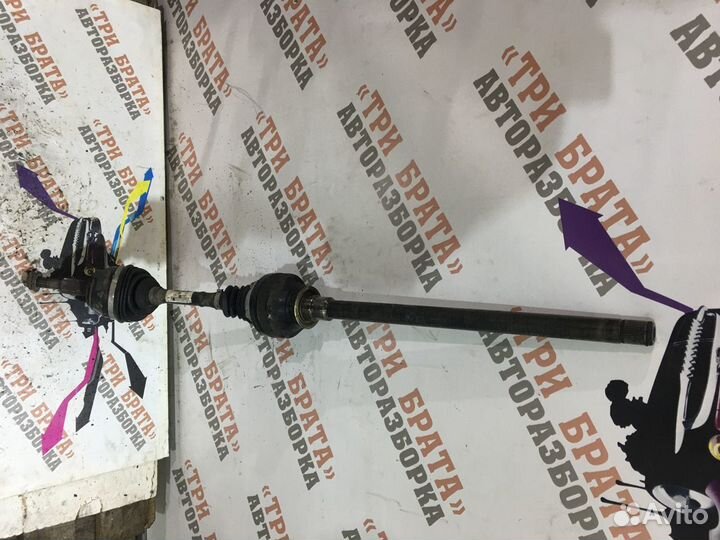 Фольксваген Туарег Полуось передняя Прав