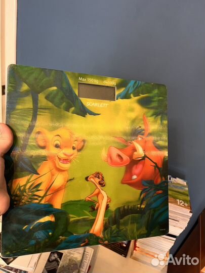 Весы напольные скарлетт король и лев