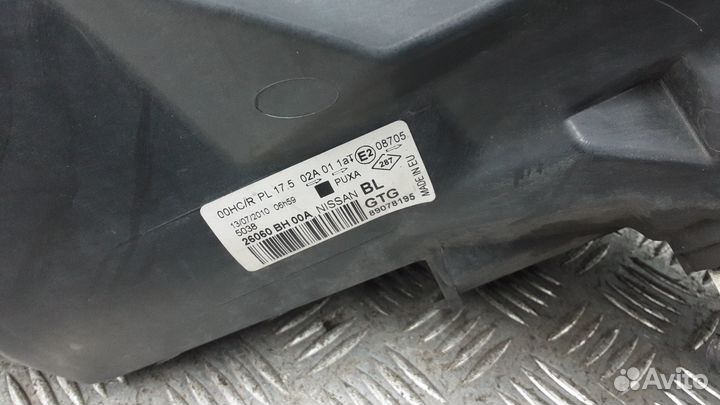 Фара Nissan Note E11 (2006-2013)