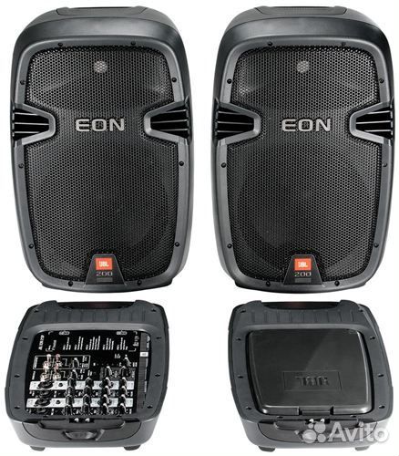 Колонки + микшер JBL eon210p