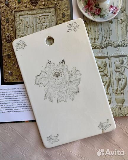 Сырная доска Рижского завода, винтаж