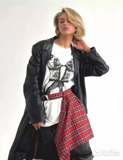 Футболка с имитацией белья