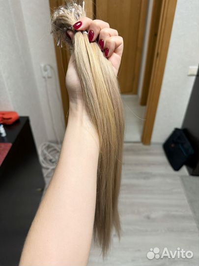 Волосы для наращивания 60 см бу