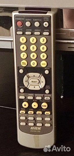 Пульт DVD-рекордера BBK