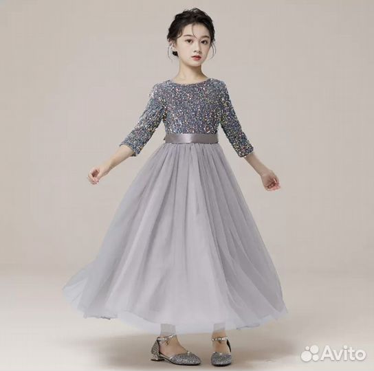 Детское нарядное платье 134 140