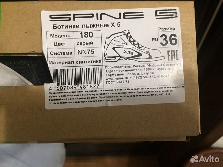 Лыжные ботинки