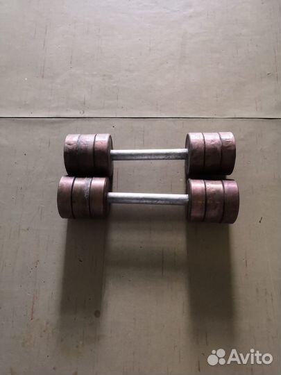 Гири разборные СССР 50-гг медь/никель/латунь