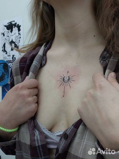 Тату на студии