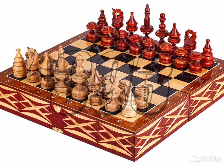 Шахматы Идея (классические фигуры, клён) (50860)