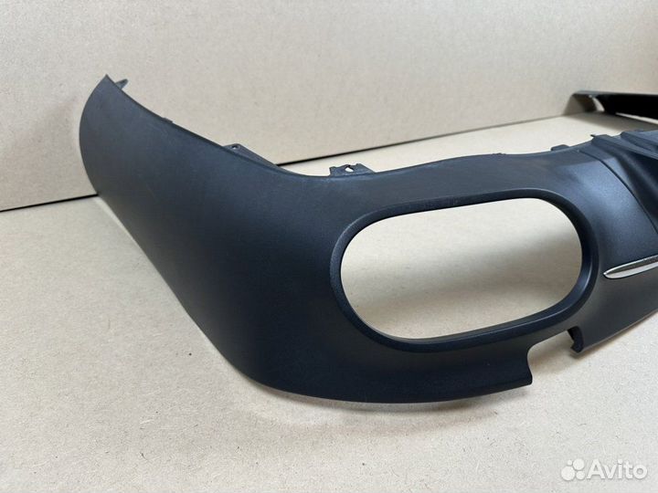 Юбка бампера задняя Mercedes AMG GT X290 Рестайл