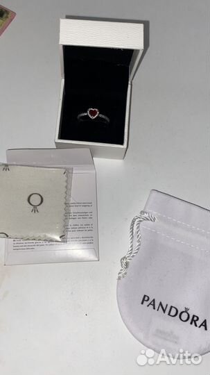Pandora кольцо сердце оригинал