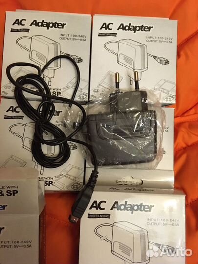 Зарядка, адаптер для Game Boy advance SP