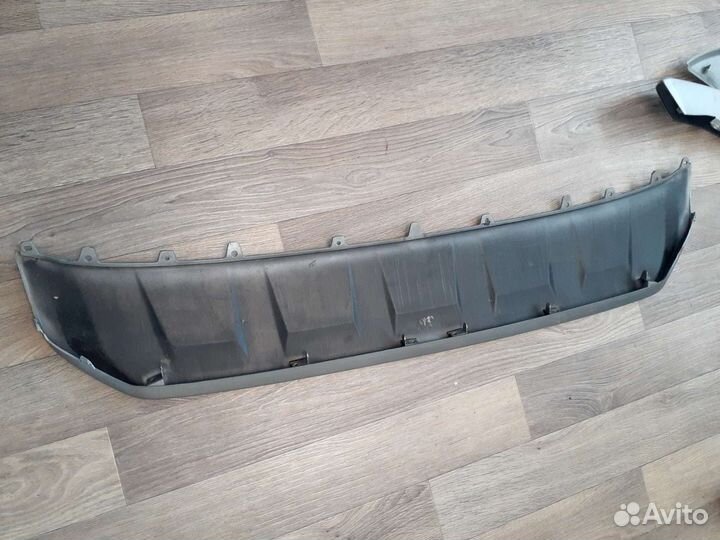 Накладка бампера Audi Q7 2 4M 2015 передняя нижняя