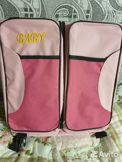 Детская переносная дорожная складная сумка-кровать