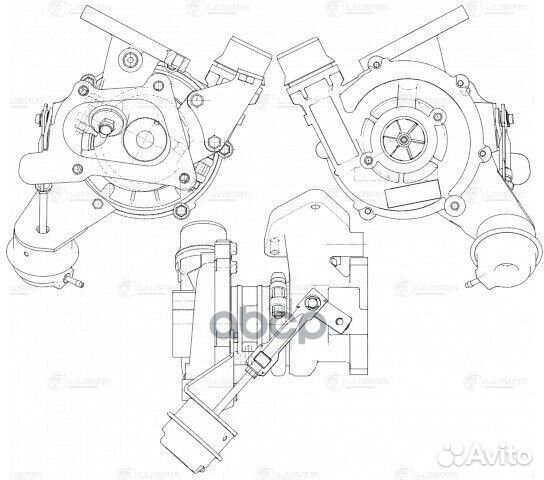 Турбокомпрессор renault master (10) 2.3D M9T