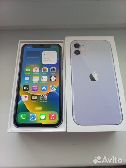 iPhone 11 128gb отличный фиолетовый (hdsa4689)