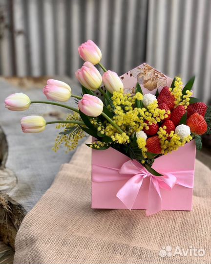 Вкусные подарки для девушки/мамы