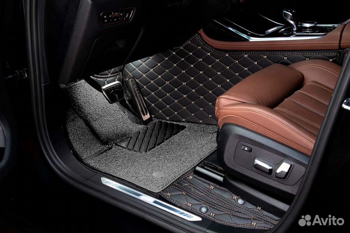 3D Коврики Nissan Murano из Экокожи