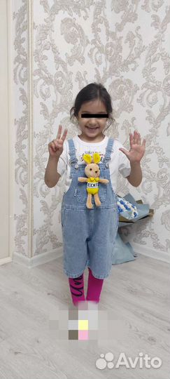 Джинсовый сарафан для девочки