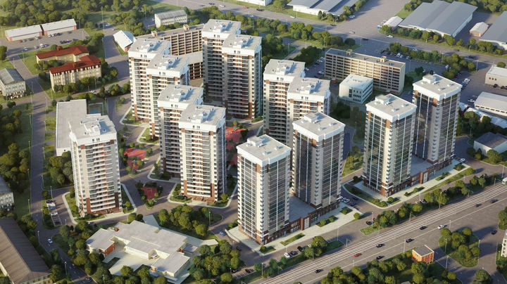 1-к. квартира, 59,9 м², 17/19 эт.