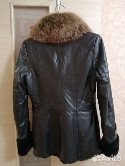 Дубленка натуральная женская 44 46