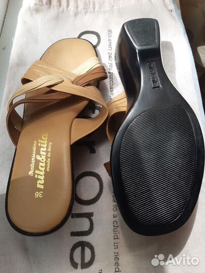 Шлепанцы женские Италия