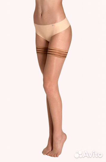 Lisca Чулки на силиконе 15den новые