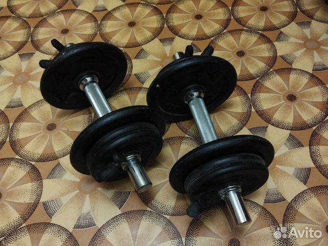 Гантели разборные 2 шт по 10кг