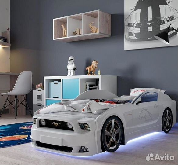 Кровать-машина Мустанг