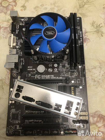 Комплект Intel I7 4770/16гб/материнка/кулер