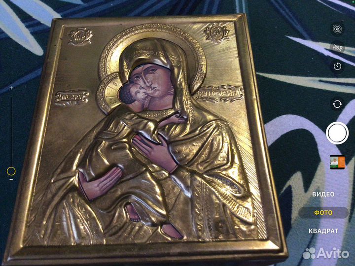 Икона старая и церковный набор