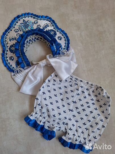 Костюм русский народный гжель