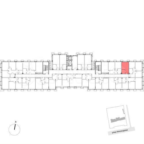 Апартаменты-студия, 19,4 м², 6/7 эт.