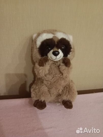 Мягкая игрушка енот новая