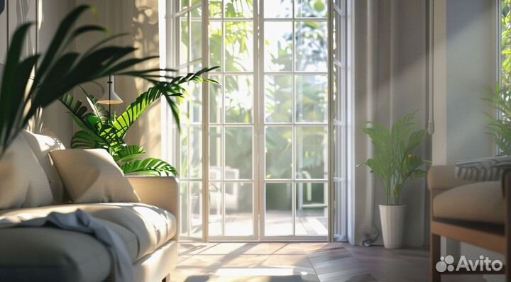 Двери стеклянные