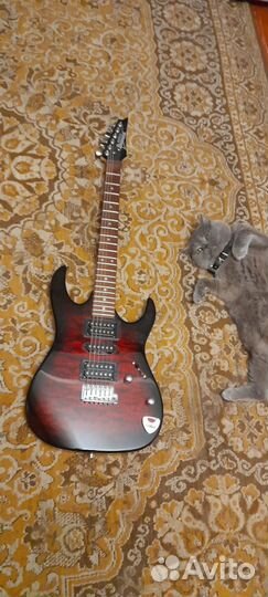 Электрогитара ibanez GRX70QA + инструменты