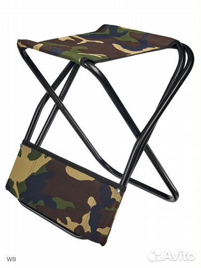 Стул для рыбалки складной со спинкой